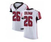 Nike Atlanta Falcons #26 Tevin Coleman White Men Stitched NFL Vapor Untouchable Elite Jersey