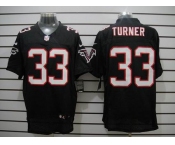nike nfl jerseys atlanta falcons #33 turner black[Elite]