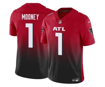 Men's Atlanta Falcons #1 Darnell Mooney Red 2024 F.U.S.E. Vapor Untouchable Limited Football Stitched Jersey