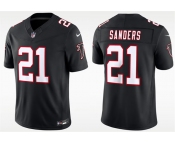 Men's Atlanta Falcons #21 Deion Sanders Black F.U.S.E. Vapor Untouchable Limited Football Stitched Jersey Men's Atlanta Falcons #21 Deion Sanders Black F.U.S.E. Vapor Untouchable Limited Football Stitched Jersey