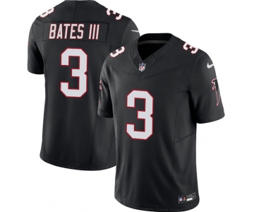 Men's Atlanta Falcons #3 Jessie Bates lll Black 2025 Draft F.U.S.E. Vapor Untouchable Limited Football Stitched Jersey