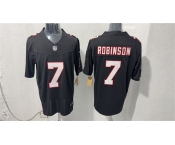 Men's Atlanta Falcons #7 Bijan Robinson Black F.U.S.E. Vapor Untouchable Limited Football Stitched Jersey Men's Atlanta Falcons #7 Bijan Robinson Black F.U.S.E. Vapor Untouchable Limited Football Stitched Jersey