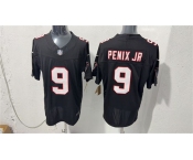 Men's Atlanta Falcons #9 Michael Penix Jr. Black F.U.S.E. Vapor Untouchable Limited Football Stitched Jersey Men's Atlanta Falcons #9 Michael Penix Jr. Black F.U.S.E. Vapor Untouchable Limited Football Stitched Jersey