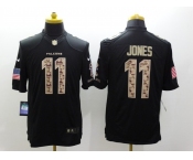 nike nfl jerseys atlanta falcons #11 jones black[salute to service limited]