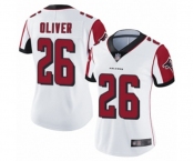 Women's Atlanta Falcons #26 Isaiah Oliver White Vapor Untouchable Limited Player Football Jersey