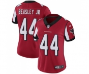 Women's Atlanta Falcons #44 Vic Beasley Red Team Color Vapor Untouchable Limited Player Football Jersey