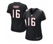 Women's Nike Atlanta Falcons #16 Justin Hardy Limited Black Alternate NFL Jersey