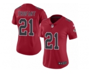 Women's Nike Atlanta Falcons #21 Desmond Trufant Limited Red Rush NFL Jersey