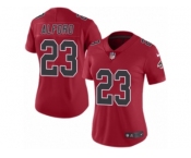 Women's Nike Atlanta Falcons #23 Robert Alford Limited Red Rush NFL Jersey
