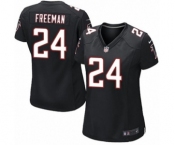 Women's Nike Atlanta Falcons #24 Devonta Freeman Black Alternate NFL Jersey