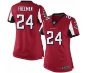 Women's Nike Atlanta Falcons #24 Devonta Freeman Red Team Color NFL Jersey