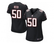 Women's Nike Atlanta Falcons #50 Brooks Reed Limited Black Alternate NFL Jersey