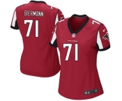 Women's Nike Atlanta Falcons #71 Kroy Biermann Game Red Team Color NFL Jersey