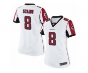 Women's Nike Atlanta Falcons #8 Matt Schaub Limited White NFL Jersey