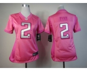 nike women nfl jerseys atlanta falcons #2 matt ryan pink[nike love's]