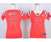 nike women nfl jerseys atlanta falcons #2 ryan red[fashion Rhinestone sequins]