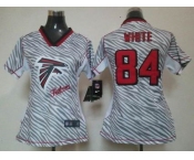nike women nfl jerseys atlanta falcons #84 white [fem fan zebra]