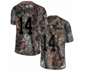 Youth Nike Atlanta Falcons #14 Justin Hardy Limited Camo Rush Realtree NFL Jersey