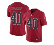 Youth Nike Atlanta Falcons #40 Derrick Coleman Limited Red Rush NFL Jersey