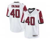 Youth Nike Atlanta Falcons #40 Derrick Coleman Limited White NFL Jersey