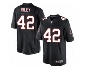 Youth Nike Atlanta Falcons #42 Duke Riley Limited Black Alternate NFL Jersey