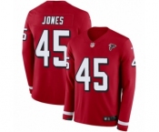 Youth Nike Atlanta Falcons #45 Deion Jones Limited Red Therma Long Sleeve NFL Jersey Youth Nike Atlanta Falcons #45 Deion Jones Limited Red Therma Long Sleeve NFL Jersey