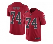 Youth Nike Atlanta Falcons #74 Tani Tupou Limited Red Rush NFL Jersey