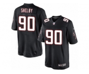 Youth Nike Atlanta Falcons #90 Derrick Shelby Limited Black Alternate NFL Jersey