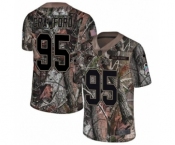 Youth Nike Atlanta Falcons #95 Jack Crawford Limited Camo Rush Realtree NFL Jersey
