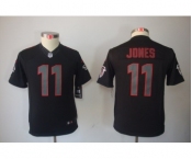 nike youth nfl jerseys atlanta falcons #11 jones black[nike impact limited]