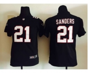 nike youth nfl jerseys atlanta falcons #21 sanders black[nike]