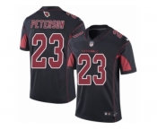 Men Nike Arizona Cardinals #23 Adrian Peterson Elite Black Rush Vapor Untouchable NFL Jersey