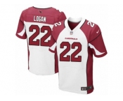Men's Nike Arizona Cardinals #22 T. J. Logan Elite White NFL Jersey