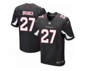 Men's Nike Arizona Cardinals #27 Tyvon Branch Elite Black Alternate NFL Jersey