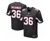 Men's Nike Arizona Cardinals #36 D. J. Swearinger Elite Black Alternate NFL Jersey
