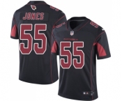Men's Nike Arizona Cardinals #55 Chandler Jones Elite Black Rush Vapor Untouchable NFL Jersey