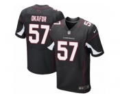 Men's Nike Arizona Cardinals #57 Alex Okafor Elite Black Alternate NFL Jersey
