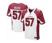 Men's Nike Arizona Cardinals #57 Alex Okafor Elite White NFL Jersey