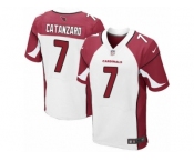 Men's Nike Arizona Cardinals #7 Chandler Catanzaro Elite White NFL Jersey