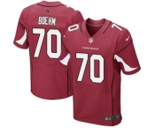 Men's Nike Arizona Cardinals #70 Evan Boehm Elite Red Team Color NFL Jersey