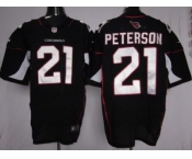 nike nfl jerseys arizona cardinals #21 peterson black[Elite]
