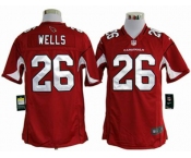 nike nfl jerseys arizona cardinals #26 wells red[game]