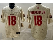 Men's Arizona Cardinals #18 Marvin Harrison Jr Limited Cream Rivalries FUSE Vapor Jersey Men's Arizona Cardinals #18 Marvin Harrison Jr Limited Cream Rivalries FUSE Vapor Jersey