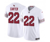 Men's Arizona Cardinals #22 Michael Carter White 2023 F.U.S.E. Vapor Untouchable Limited Football Stitched Jersey