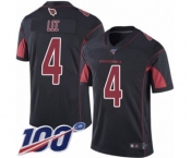 Men's Arizona Cardinals #4 Andy Lee Limited Black Rush Vapor Untouchable 100th Season Football Jersey