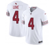 Men's Arizona Cardinals #4 Jeremiyah Love White 2026 Draft F.U.S.E. Vapor Untouchable Limited Football Stitched Jersey Men's Arizona Cardinals #4 Jeremiyah Love White 2026 Draft F.U.S.E. Vapor Untouchable Limited Football Stitched Jersey