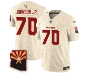 Men's Arizona Cardinals #70 Paris Johnson Jr. 2025 F.U.S.E. “Rivalries” Vapor Untouchable Limited Football Stitched Jersey