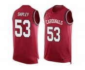 Men's Nike Arizona Cardinals #53 A.Q. Shipley Limited Red Player Name & Number Tank Top NFL Jersey