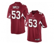 Men's Nike Arizona Cardinals #53 A.Q. Shipley Limited Red Team Color NFL Jersey