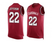 Nike Arizona Cardinals #22 Tony Jefferson Red Team Color Men's Stitched NFL Limited Tank Top Jersey